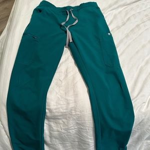 Figs Hunter Green Scrub Pants